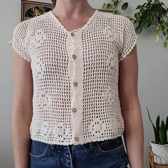 Crochet cardigan - Picture 2 of 8